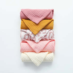 Face Cloths: Wildheart Muslin Face Cloth Set