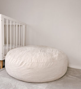 Foam Bean Bag (Light Mauve)