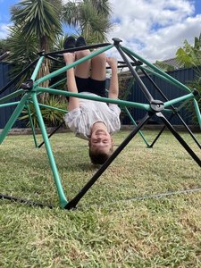 Products: Metal Climbing dome 6 feet (Aqua Green & Black)