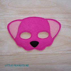 Masks: Mask - Dog Pink