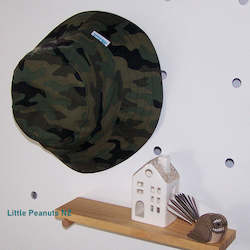 Sunhats: Bucket Hat - Camo Green