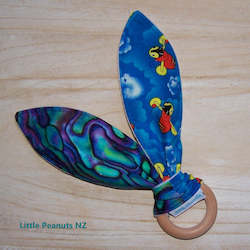 Teething Rings: Paua Purple Teething Ring