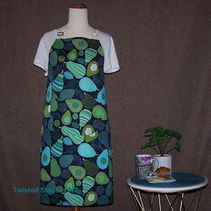 Aprons Large: Large Apron - Avocados