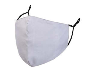 Face Masks: MASKiT Adult Face Mask Light Grey