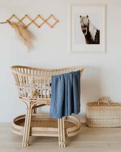 Snuggle Hunny: River | Diamond Knit Baby Blanket