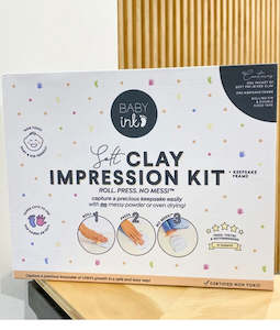 Baby Ink: Baby Ink Soft Clay Keepsake Frame Kit