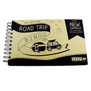 Moana Road: Moana Road - The Great Kiwi Road Trip Bingo.