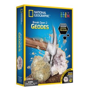 National Geographic Break Open 2 Real Geodes