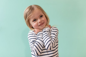 Kids Classic Long Sleeved Swim Shirt Stripes