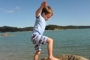 Kids Swimshorts: Kids Print Boardshorts