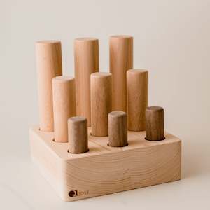 Stacking Sorting: Q Toys 9 Pole Puzzle