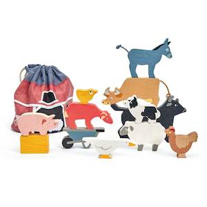Stacking Sorting: Tender Leaf Toys Stacking Farmyard Animals