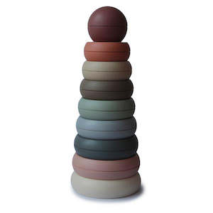 Stacking Sorting: Mushie Stacking Ring Tower - Original