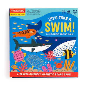 Mudpuppy: Mudpuppy Let's Take A Swim Magnetic Board Game