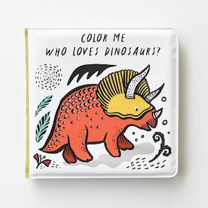 Bath Toys: Colour Me Bath Book - Dinosaurs