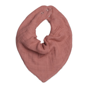 Bibs: Fabelab Organic Bandana Bib - Clay