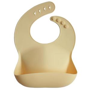 Bibs: Mushie Silicone Baby Bib - Sunshine