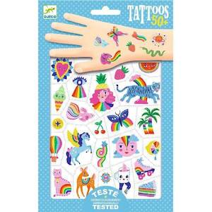 Products: Djeco Temporary Tattoos - Rainbow