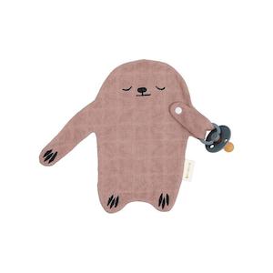 Fabelab: Fabelab Pacifier Cuddle Sloth - Warm Grey