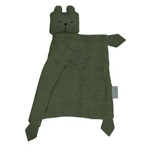Fabelab: Fabelab Animal Bear Cuddle Comforter - Olive