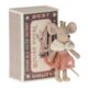 Maileg Little Sister Mouse in Box - Princess