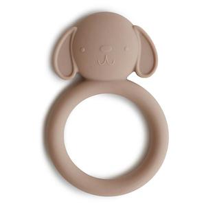 Teethers: Mushie Dog Teether - Natural