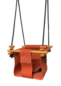 Solvej Swings: Solvej Baby & Toddler Swing - Autumn Rust