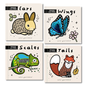 Wee Gallery: Touch & Feel Boardbooks - Set Of 4