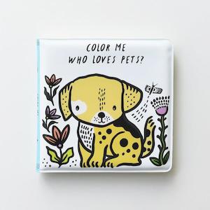 Wee Gallery: Colour Me Bath Book - Pets
