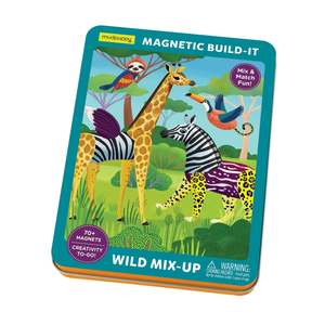 Mudpuppy Magnetic Build-It - Wild Mix-Up