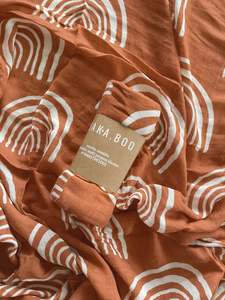 SEAKA.BOO Rainbow Muslin Swaddle - Autumn