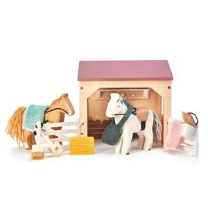 Tender Leaf Toys: Tender Leaf Toys Miniature Stables Set