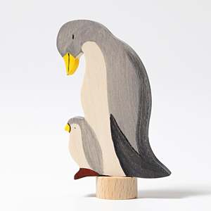 Grimm's Candle Holder Decoration - Penguins