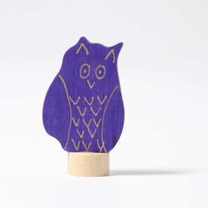 Grimm's Candle Holder Decoration - Owl