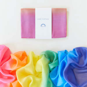 Baby: Sarah's Silks Giant Playsilks | Enchanted - Rainbow