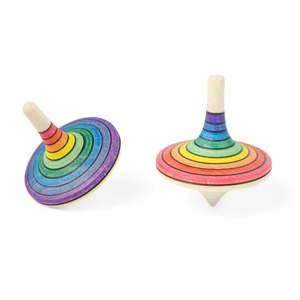 Play: Mader Rallye Spinning Top Rainbow - Large