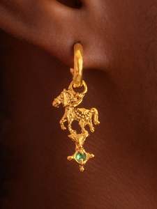 Earrings: The Artist's Daemon Hoops