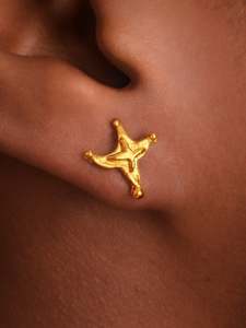 Earrings: The Kimono Studs