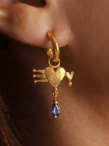Earrings: The Léon Heart Hoops