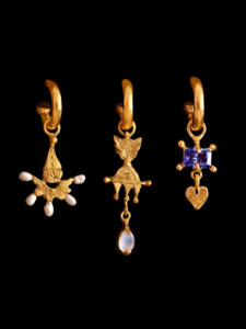 Earrings: The High Wire Hoop Set