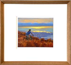 Painting: Pegasus Bay From Single Track