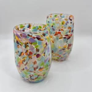 Keith Grinter: Glass Tumbler - Waterlily