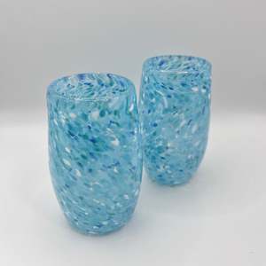 Keith Grinter: Glass Tumbler - Turquoise