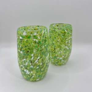 Keith Grinter: Glass Tumbler - Paddock Green