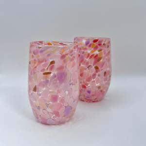 Keith Grinter: Glass Tumbler - Coral