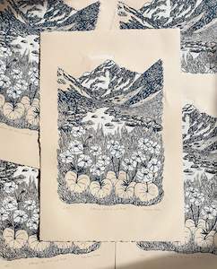 Sally Mae Hudson: Buttercups, the River and Aoraki