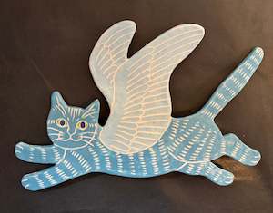 Yuki Komiyama: Wall hanging Flying Cat