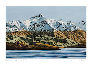 Kate Boswell: Black Peak from Lake Wanaka