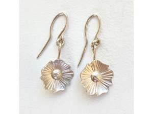 Five Petal Daisy Earrings