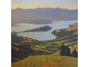Philip Beadle: Akaroa Harbour - Hilltop